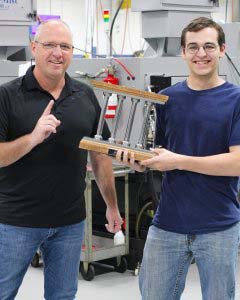 Matt - July 2021 July Pillar Among Peers Recipient, Matt D., pictured with COO Dave Strand